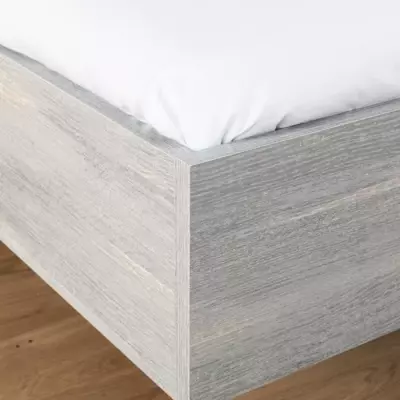 Ensemble lit adulte 140x190 chêne + chevets et tête de lit - Bois FSC® 100% - Responsable