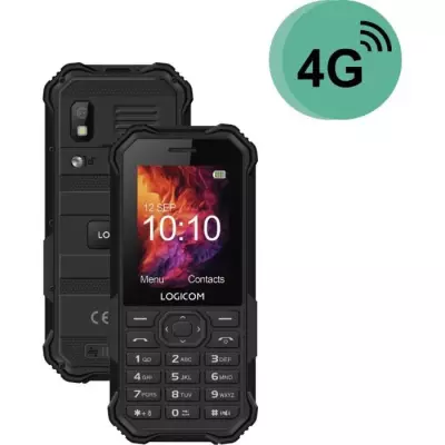 Téléphone portable LOGICOM XTREM 40 - Noir | Dimensions compactes: 16x8x5 cm