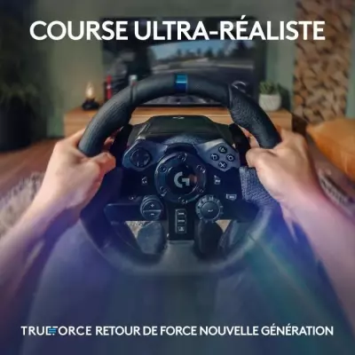 Volant de course et pédales G923 - Logitech G - PS5, PS4, PC