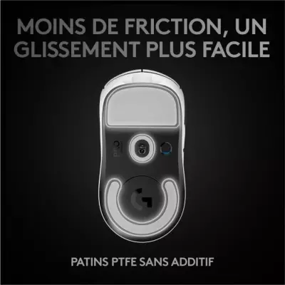 Souris gamer sans fil Logitech G Pro X Superlight Blanche