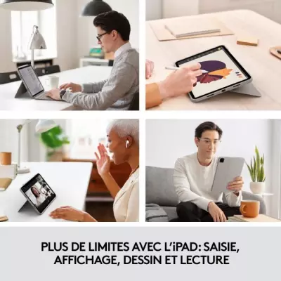 Etui Clavier Détachable LOGITECH Combo Touch pour iPad Pro 11" - Sable