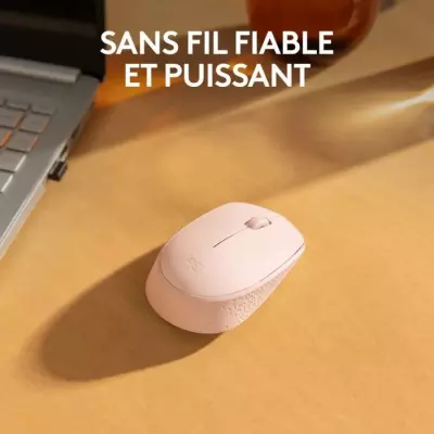 Souris Logitech M171 Sans Fil Ambidextre Rose - Compacte et pratique