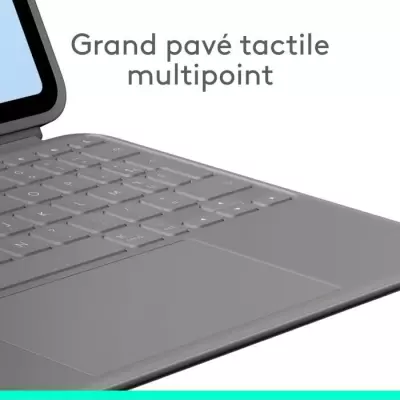 Étui clavier Combo Touch Logitech pour iPad Air 11 pouces (M2) - Compact et performant