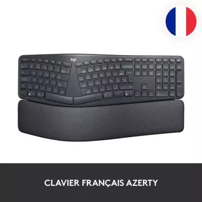 Clavier ergonomique sans fil Logitech ERGO K860 - Design noir