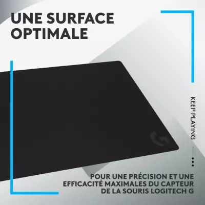 Tapis de souris gamer Logitech G840 Noir - 8x43x8 cm