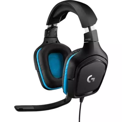 Casque gamer filaire Logitech G432 avec micro - Noir