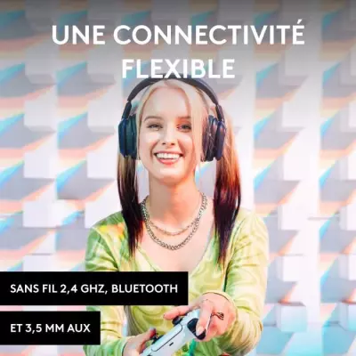 Casque gamer Logitech G A30 - Sans fil - Bleu Marine