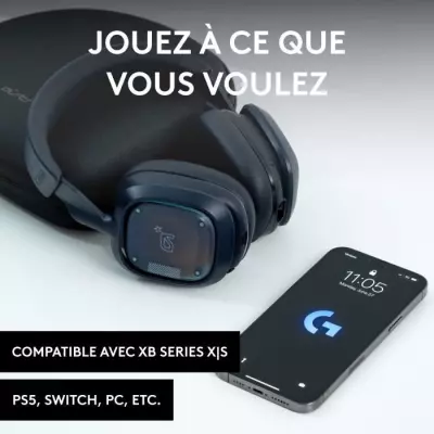 Casque gamer sans fil Logitech A30 - Bleu Marine - Xbox, PC, Mobile