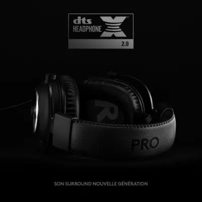 Casque Gamer Logitech G Pro X Filaire avec Micro - Noir