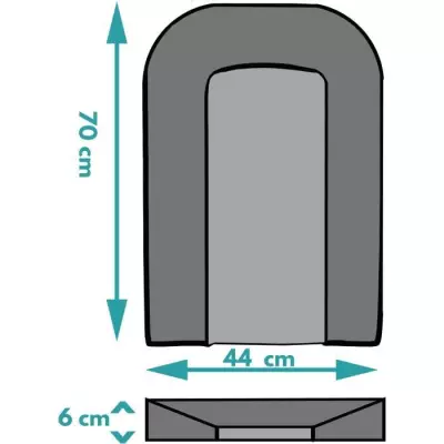 Matelas à langer LOOPING BCLPC - Blanc - Confortable et pratique