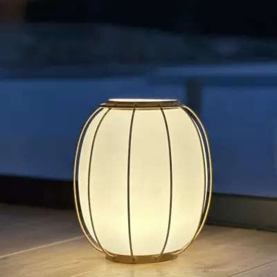 Lampe de table sans fil LUMISKY TULUM - Doré - LED blanc chaud et froid Lampe de table sans fil LUMISKY TULUM - Doré - LED blanc chaud et froid