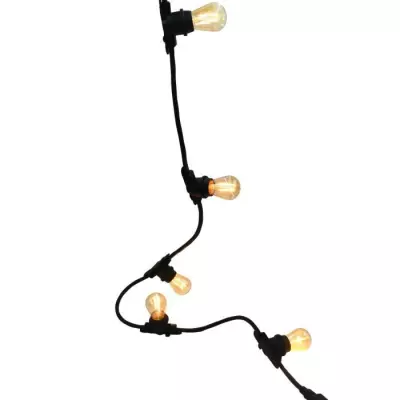 Guirlande lumineuse LED Link Me Light - 10 ampoules - blanc chaud - 5m