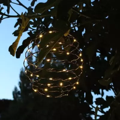 Suspension solaire LUMISKY ORION - Éclairage LED Chaud - 37cm