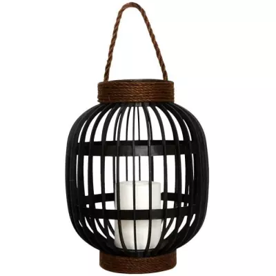 Lanterne solaire décorative - LUMISKY - FIDJY - H30 cm - Effet bougie - LED chaud