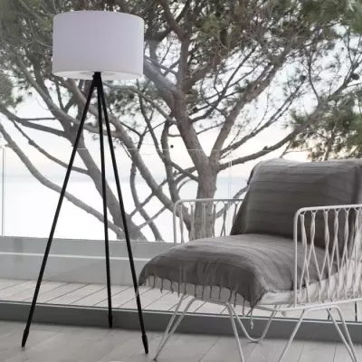 Lampadaire sans fil LUMISKY TAMBOURY - H150 cm - LED multicolore