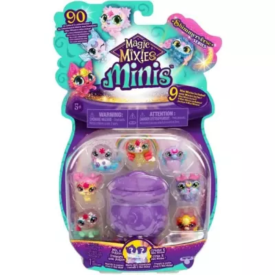 Pack 9 Figurines Mini MAGIC MIXIES - Collectionne et crée!