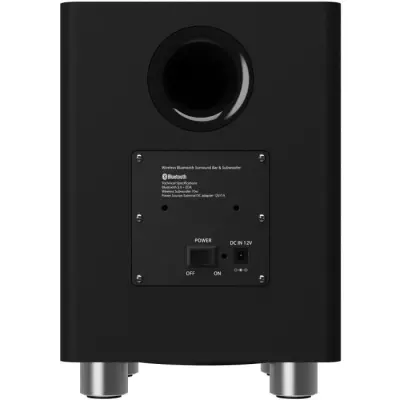 Enceinte MAJORITY K2 2.1 - Bluetooth, USB, Optique, HDMI ARC - 150W - Caisson de basses sans fil