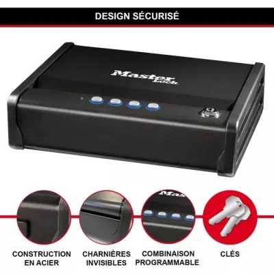Petit Coffre-fort MASTERLOCK MLD08E - Combinaison Electronique