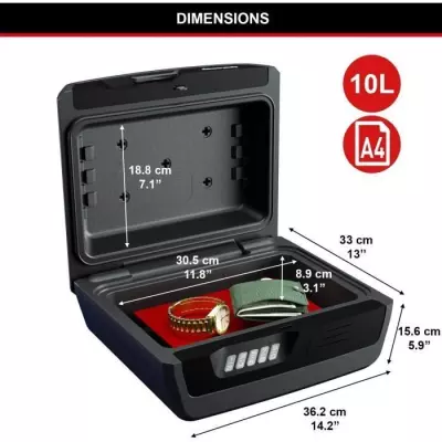 Malette de Sécurité Anti feu MASTER LOCK - Ignifuge et Etanche