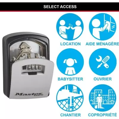 Armoire de sécurité Masterlock Boîte à clés XL 5403EURD - COFFRE FORT