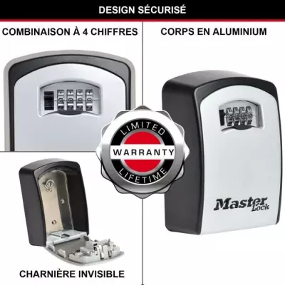 Armoire de sécurité Masterlock Boîte à clés XL 5403EURD - COFFRE FORT