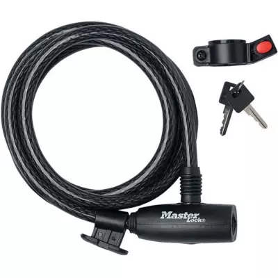 Antivol Câble Vélo Master Lock - Sécurisez votre vélo en extérieur !