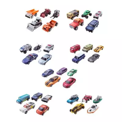 Pack de 5 Petites Voitures Matchbox - Modèle aléatoire