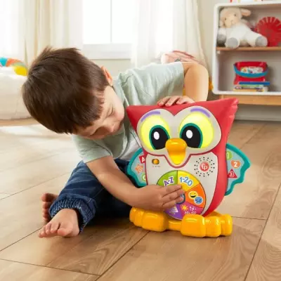 Éveillez les sens avec Fisher-Price Élisabeth la Chouette Linkimals HJM69