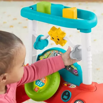 Trotteur Fisher-Price à 2 côtés - Rythme Stable et Régulier