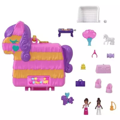 Coffret Piñata Polly Pocket: Fête en Folie!