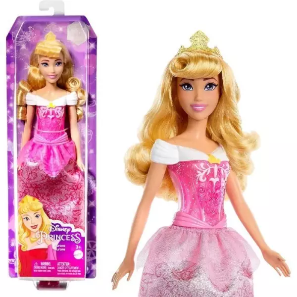 Aurore Poupée 29 cm, Mattel Poupée Disney Princesses habillage et accessoires HLW09