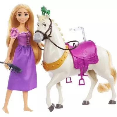 Coffret Disney Raiponce et Maximus - Poupée de Collection