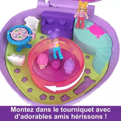 Polly Pocket-Café du Hérisson : Coffret et figurines à emporter