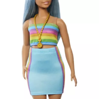 Poupée Barbie Fashionistas aux cheveux bleus - 65ème anniversaire