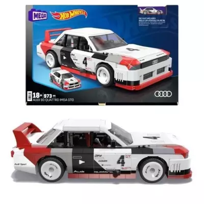 Assemblez la puissante Audi 90 Quattro IMSA GTO avec ce kit de construction de 973 pièces!
