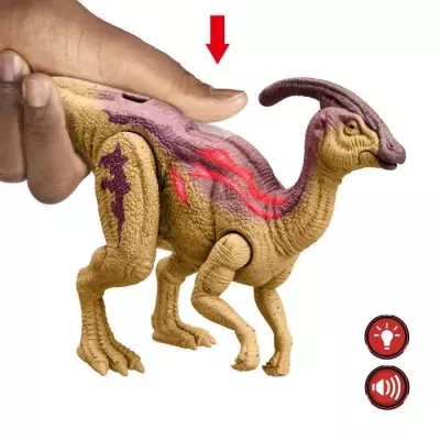 Figurine articulée Jurassic World Parasaurolophus Rugissement Féroce
