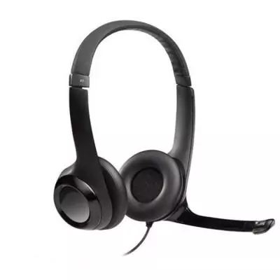 Casque - Filaire - Logitech - H390 - USB - Anti-parasite - Noir