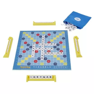Scrabble Pokémon: Jeu de société familial avec 2 modes de jeu - HXT27 Scrabble Pokémon: Jeu de société familial avec 2 modes de jeu - HXT27