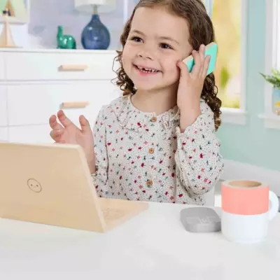 Ensemble de télétravail en bois pour enfant - FISHER-PRICE HXV11