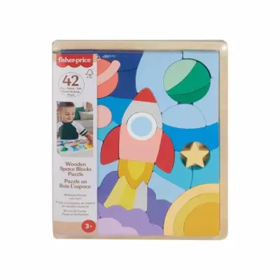 Fisher-Price – Puzzle en Bois L’Espace