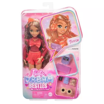 Barbie Équipe de Rêve Teresa - Poupée et Accessoires - HYC23 Barbie Équipe de Rêve Teresa - Poupée et Accessoires - HYC23