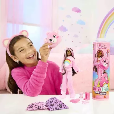 Poupée Barbie Cutie Reveal Bisounours Toucâlin Rose - 3 ans+ Poupée Barbie Cutie Reveal Bisounours Toucâlin Rose - 3 ans+