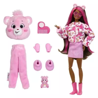 Poupée Barbie Cutie Reveal Bisounours Toucâlin Rose - 3 ans+ Poupée Barbie Cutie Reveal Bisounours Toucâlin Rose - 3 ans+