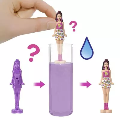 Découvre Mini-BarbieLand Color Reveal : une poupée de 3,8 cm !