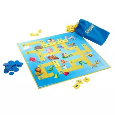 Jeu de Société Mattel Games - Scrabble Junior - Pour les 6 ans et +