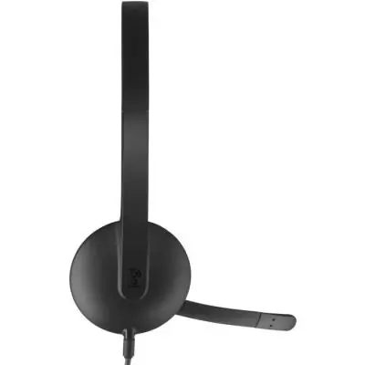 Casque - Filaire - Logitech - H340 - USB - Anti-parasite - Noir Casque - Filaire - Logitech - H340 - USB - Anti-parasite - Noir
