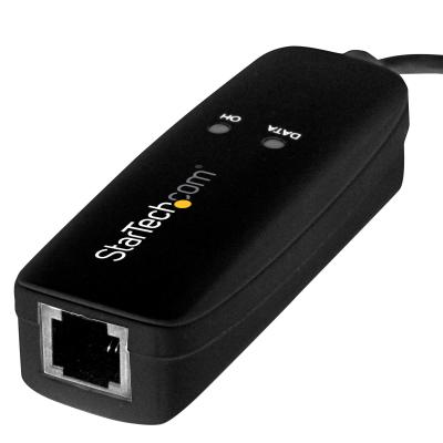 StarTech.com Modem Fax USB 2.0 - Modem Externe Matériel 56K Dial Up V.92 Dongle Adaptateur - Modem Fax pour PC Portable -