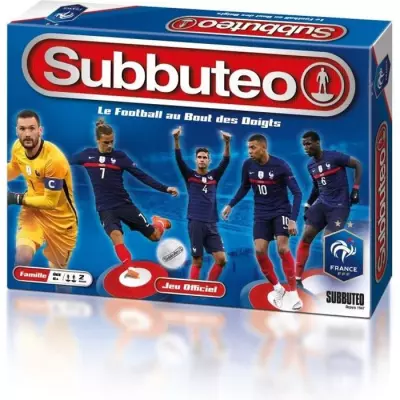 MEGABLEU Jeu Officiel Subbuteo Équipe de France FFF - Dimensions Pratiques