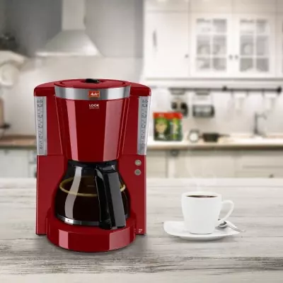 Cafetière filtre MELITTA Look IV Selection - Rouge - 15 tasses Cafetière filtre MELITTA Look IV Selection - Rouge - 15 tasses