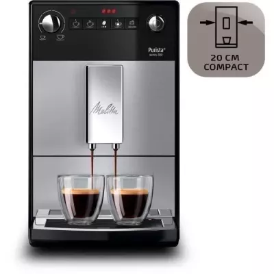 Machine à Café à Grain MELITTA Purista - Argent : Performance et Élégance